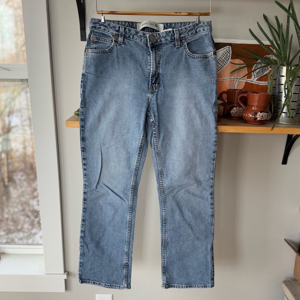 Vintage GAP Light Blue Stonewash Bootcut Jeans Size 10 Ankle